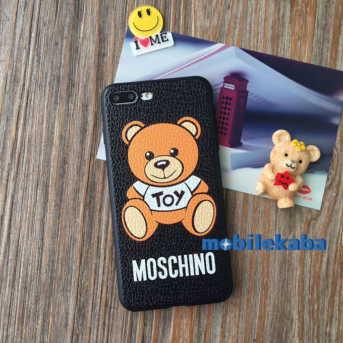 
ペアケース モスキーノ moschino iPhone8 ケース クマ
