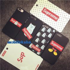 シュプリームｘリップンディップ コラボ FUCK猫iPhone8ケース supremeストリートデザイン パロディー風RIPNDIP おもしろ芸能人愛用iPhone7 iPhone7s個性カバー