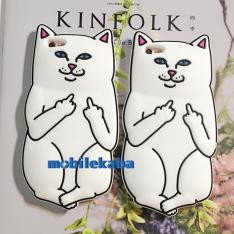 リップンディップ RIPNDIP ファックキャット FUCK手真似 半立体 シリコン パロディー iPhone8 iPhone7 ケース 滑稽猫 キャラクター ストリート カッコイイ おもしろ アイフォン8個性カバー