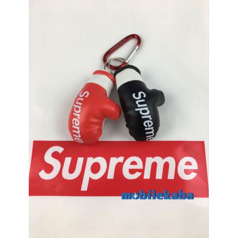 SUPREME シュプリーム 個性 カッコイイ ボクシングのグローブ造型 携帯 バッグアクセサリー ストラップ カラビナ ペンダント キーホルダー