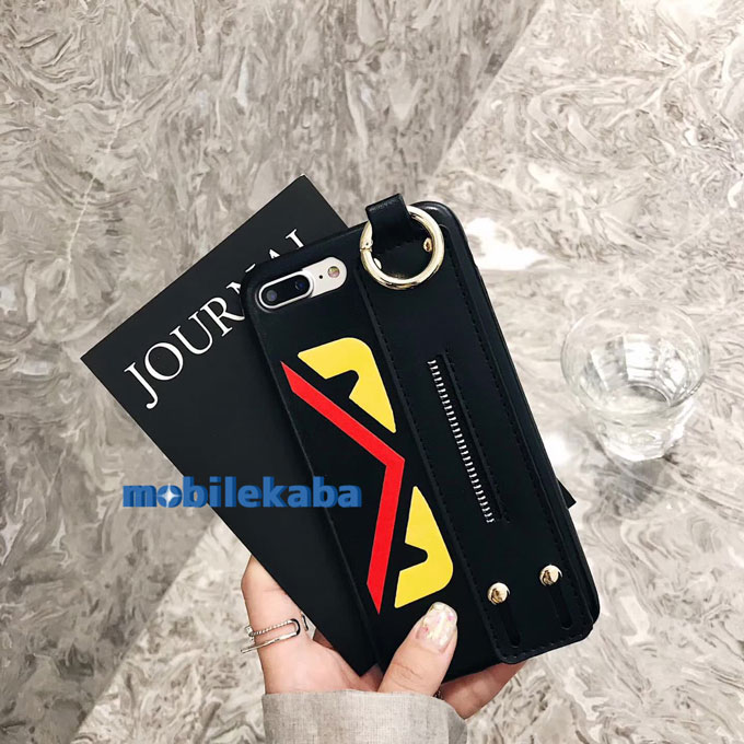 
革製 フェンデイ iPhone8 iPhoneX ケース
