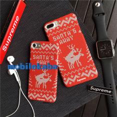 有名なブランド風コラボ 創意工夫 Abercrombie&Fitch supreme シュプリーム セックス 四不像 鹿 iPhoneX iPhone8 iPhone7 ハード ケース 個性派愛用