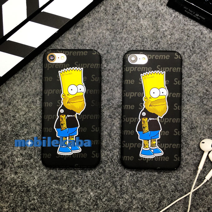 
ゴロツキ supreme iPhoneX シンプソンズ ケース 
