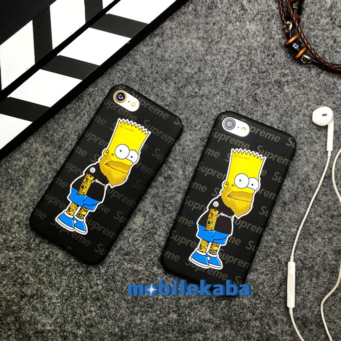 
シュプリーム iPhoneX iPhone8 シンプソンズ ケース 
