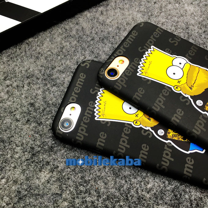 
ゴロツキ カッコイイ シュプリーム iPhoneX シンプソンズ ケース 
