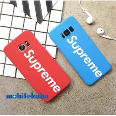 ブランド風 カップル向け 揃いケース カッコイイ シュプリーム supreme Galaxy S8 Note8 s7edge ペアケース 超薄 ジャケット 人気 キャンディのような色 ギャラクシーS8 ハード カバー