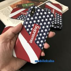 星柄 スター揃いデザイン ブランド シュプリーム supreme 流行の色合い オシャレ iPhoneX iPhone8 iPhone7 ソフト ケース 個性派愛用 人気設計