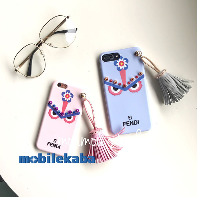 
かわいい Fendi フェンデイ iPhoneX iPhone8 ケース 怪獣
