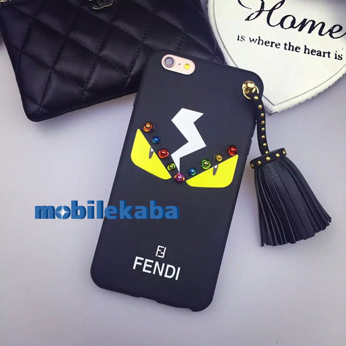 
ストラップ Fendi フェンデイ iPhoneX iPhone8 ケース 怪獣
