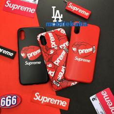 ストリート設計 シュプリーム supreme オリジナル 個性 Boxing glove ボクシングのグローブ iPhoneX iPhone8 iphone7 ケース レッド ブラック カップル