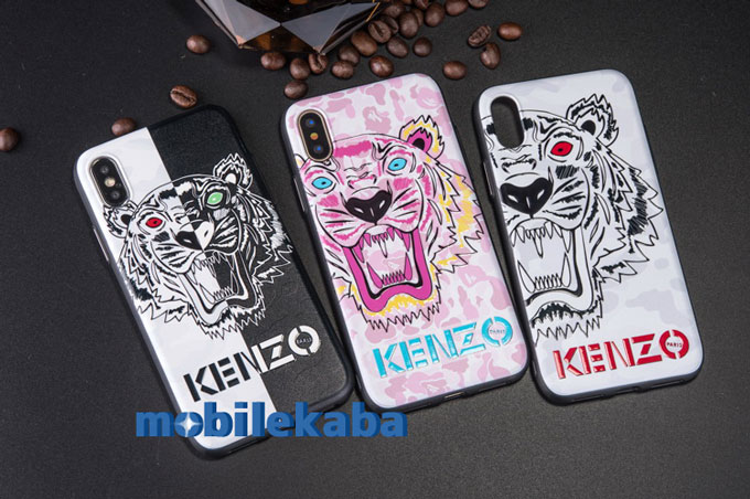 
kenzo ケンゾー iPhoneX ケース 虎頭
