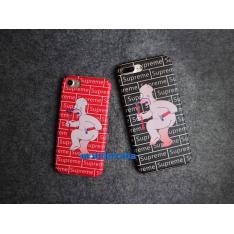 裸身のシンプソンズ キャラクター シュプリーム supreme コラボ iPhoneX iPhone8 iPhone7 ケース 面白い レッド ブラック 個性 カップル向け ペアケース