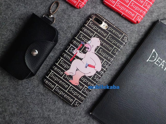 
ブランド シュプリーム シンプソンズ 裸身 iPhoneX iPhone8 ケース
