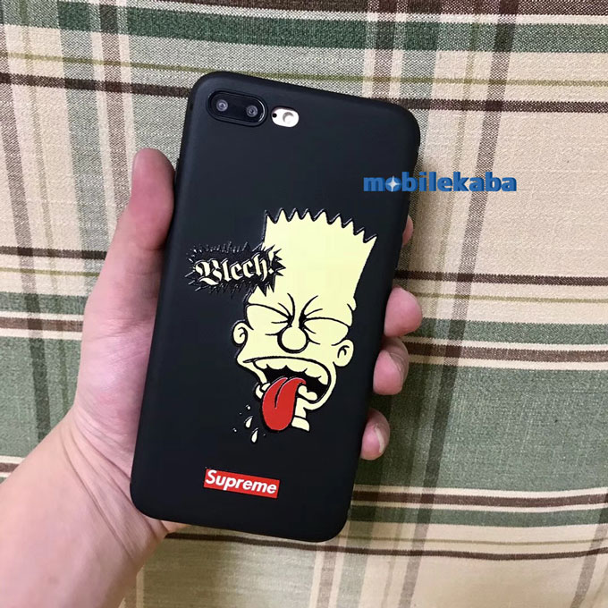 
シュプリーム ブラック シンプソンズ iPhoneX iPhone8 ケース
