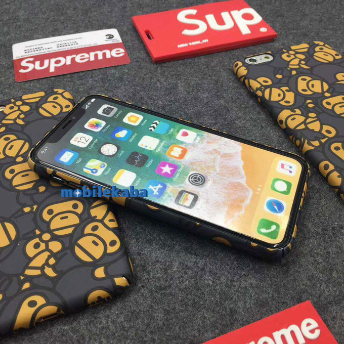 
ブランド Aape Bape iPhoneX iPhone8 ケース 猿
