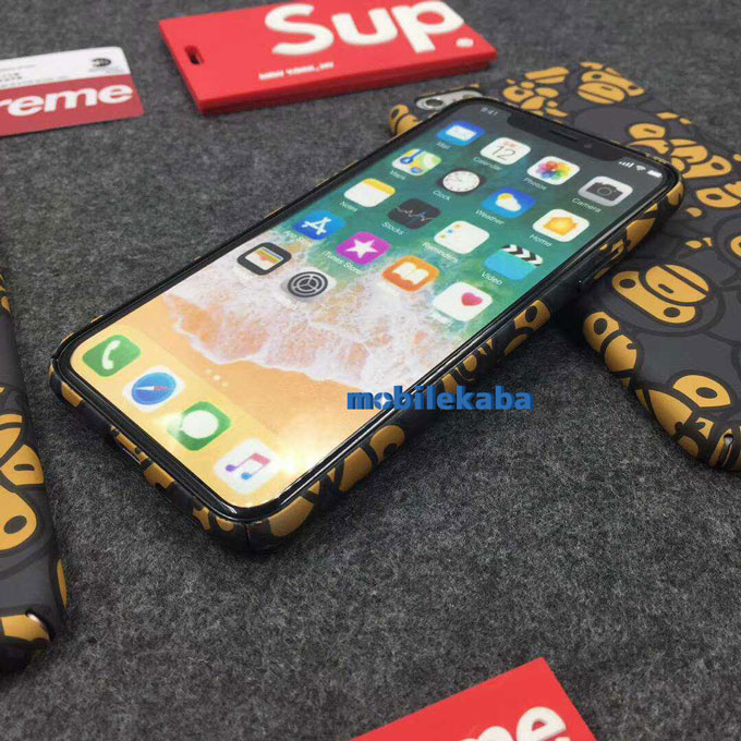 
人気 Aape Bape iPhoneX iPhone8 ケース 猿
