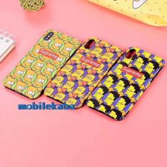 iPhoneX iPhone8 iPhone7 ケース シュプリーム SUPREME シンプソンズずくめ 若者大変人気 個性派愛用ブランド キャラクター カッコイイ iPhoneカバー