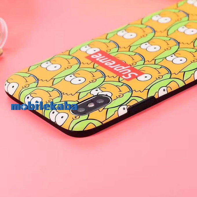 
人気 シンプソンズ シュプリーム iPhoneX iPhone8 iPhone7 ケース
