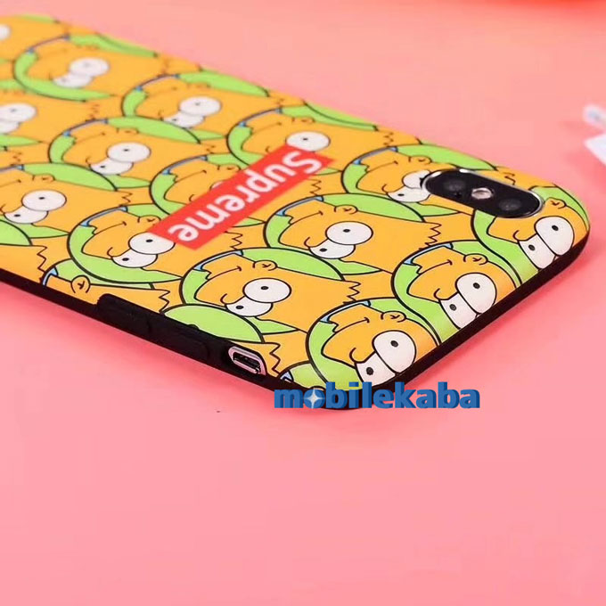 
おもしろ シンプソンズ シュプリーム iPhoneX iPhone8 iPhone7 ケース
