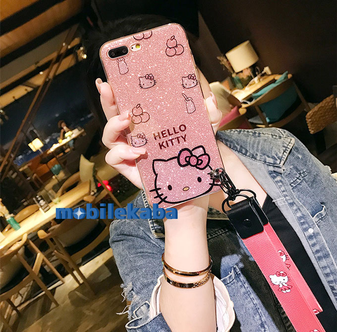 
キラキラ キティ iPhoneX ケース
