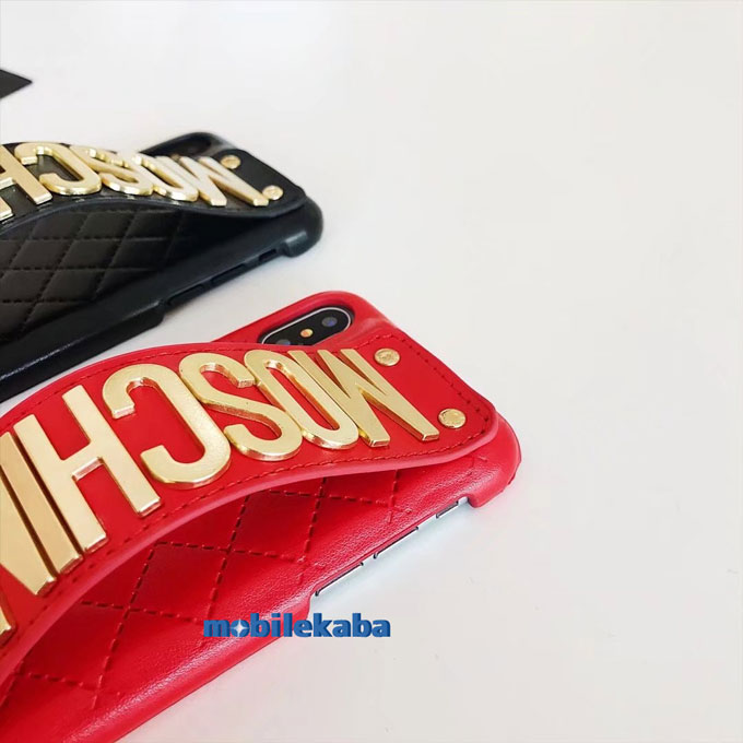 
オシャレ ブランド モスキーノ iPhoneX iPhone8 ケース
