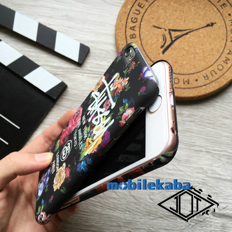 
iphone6ケース7アイフォン6sステューシー8plusマット素材ハードケース男女お揃いペアケース個性落
