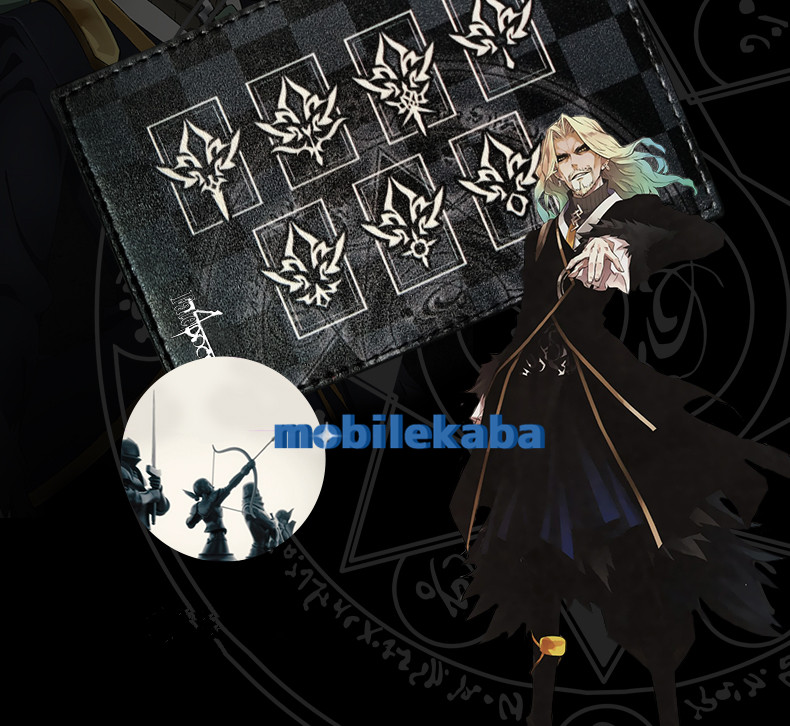
アニメfate apocryphaフェイト・アポクリファ ルーラー陣営黒の陣営封印令呪パスケース 定期入れ 免許証入れ 免許証ケース
