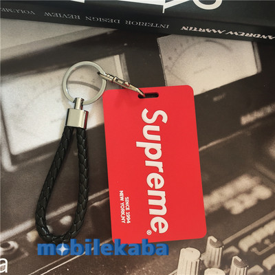 
ストリート シュプリームSupremeIDカードケース 定期入れ パスケース オシャレ度アップ
