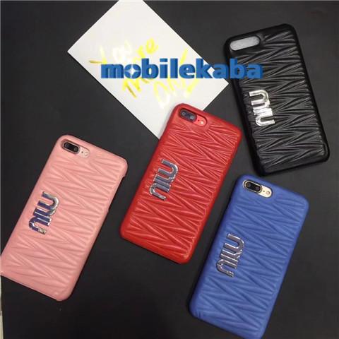 ミュウミュウ Miu Miuブランド風女性レディース iPhoneX/8Plus/7/7Plusケース多色展開カジュアル限定アイフォン6s/6Plus携帯カバー人気ジャケット大人上品かわいい