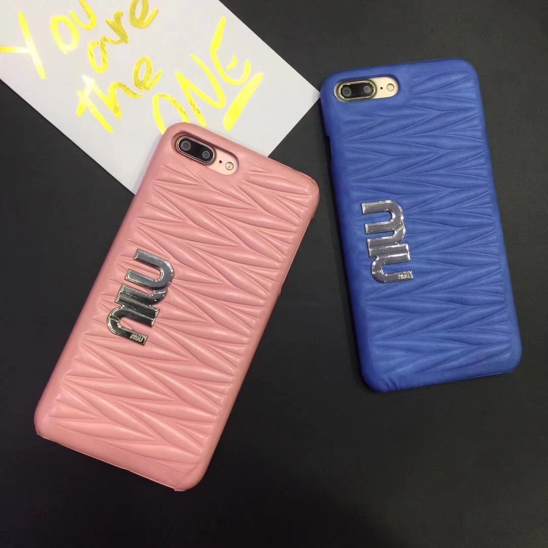ミュウミュウ Miu Miuブランド風女性レディース iPhoneX/8Plus/7/7Plusケース多色展開
