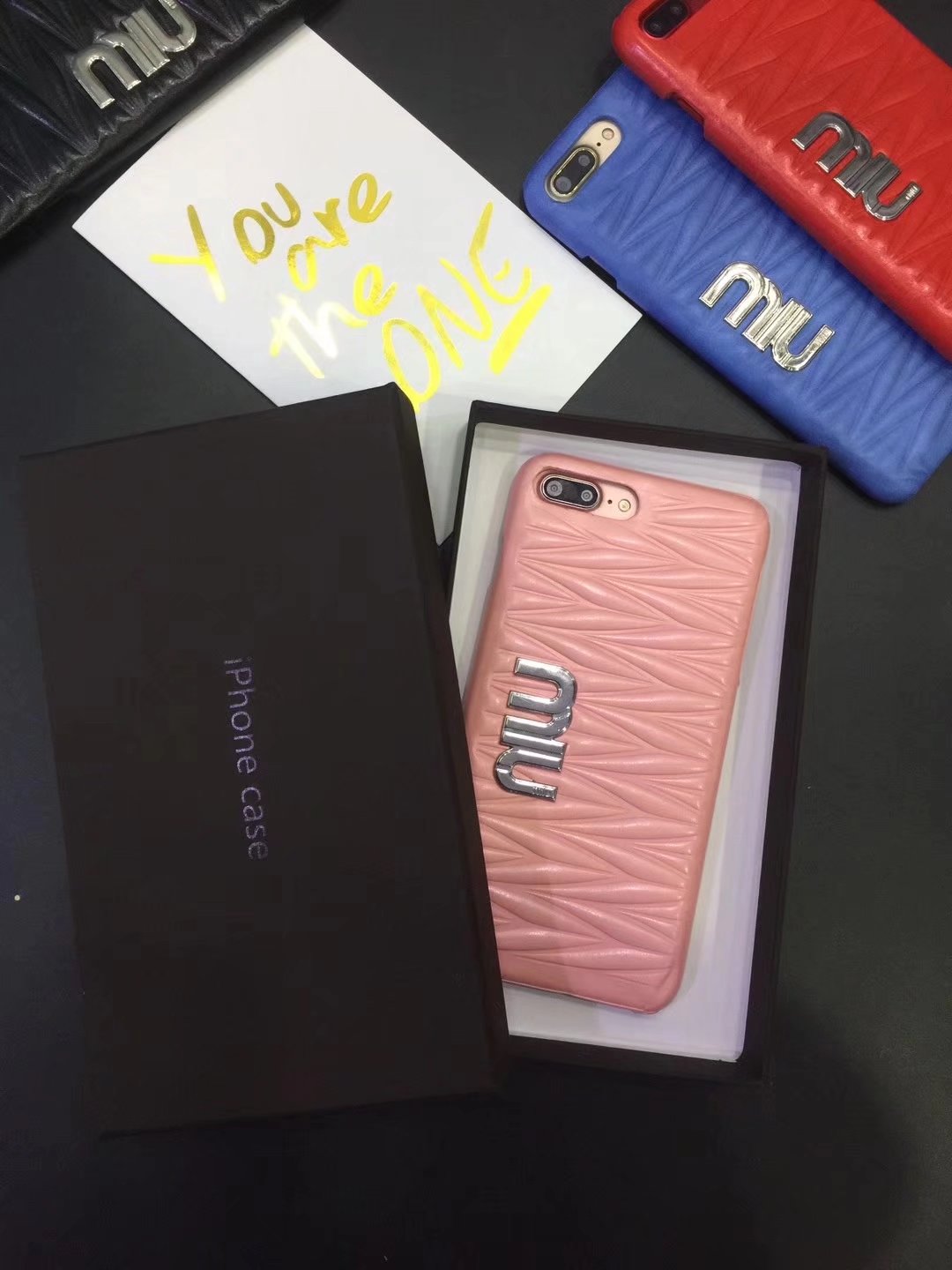 ミュウミュウ Miu Miuブランド風女性 iPhoneX/8Plus/7/7Plusケース多色展開
