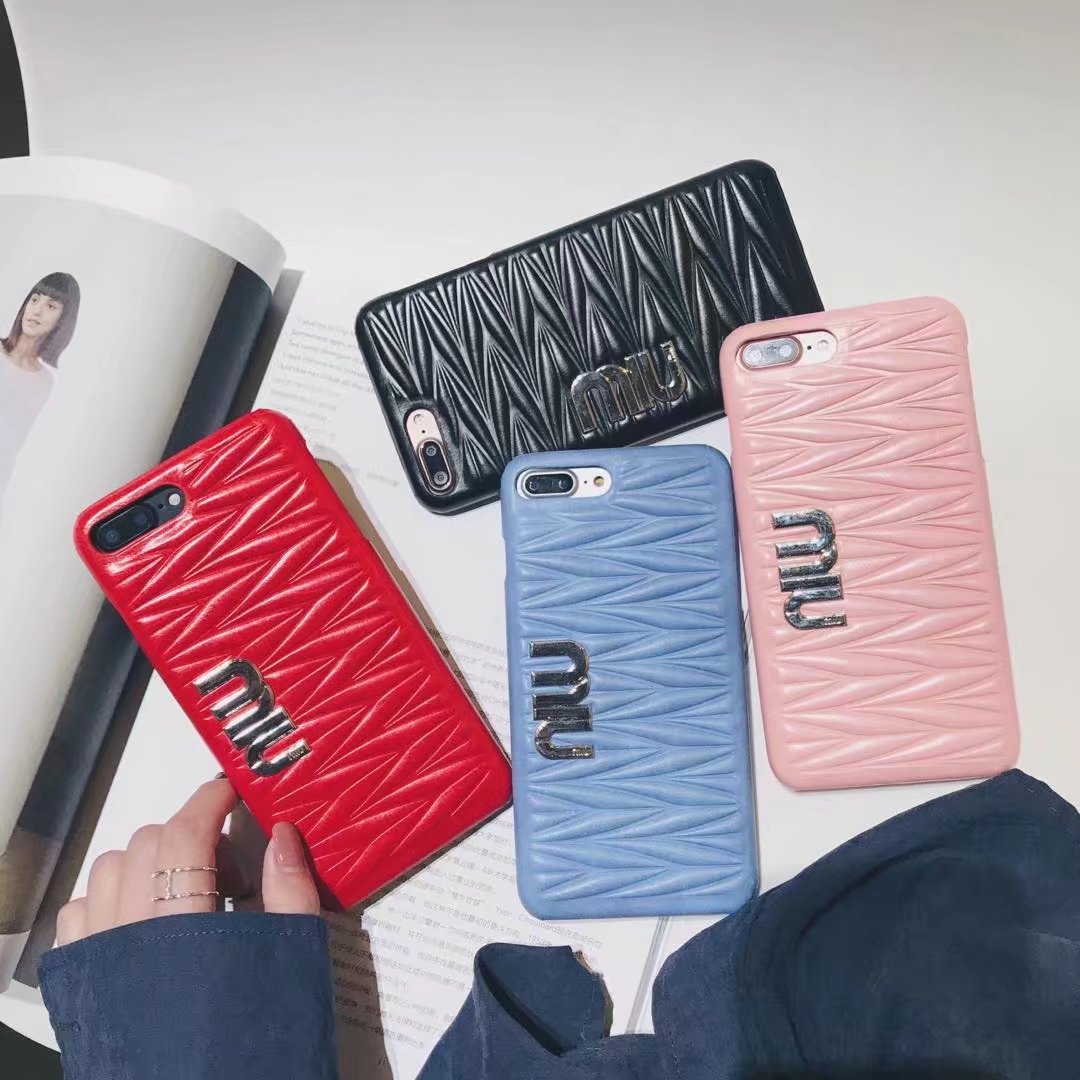 ミュウミュウ Miu Miuブランド風女性レディース iPhone8Plus/7/7Plusケース多色展開
