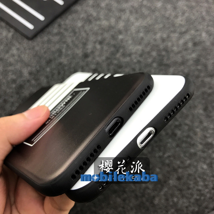 
トムブラウン白ストライプ柄ブランドTHOM BROWNEアイフォン7/8/Xケースiphone6splus艶消し素材ソフトX/8Plus/7plus携帯カバー大人
