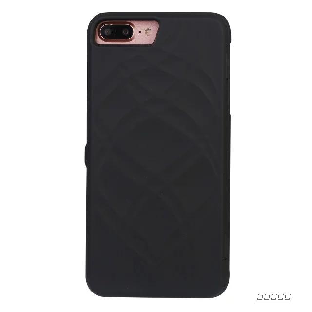 iphone7ケース開き式ミラーiPhoneXアイフォン6s保護カバー背面鏡6plus化粧鏡メイク鏡ミラー8Plus/8実用便利カード収納suica入れ
