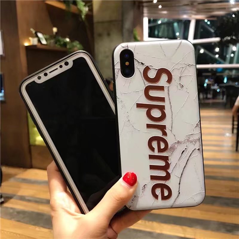 かっこいいiPhoneXケースおしゃれシュプリーム Supreme男女アイフォン8Plus/8/7Plus/7携帯カバーSUPストリートブランド