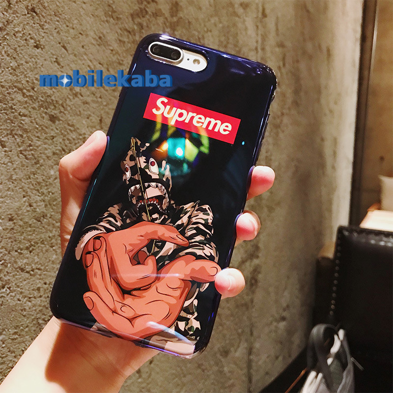 Instagram人気ファッションiPhoneXケース シュプリームSupremeコラボ個性ストリート系アイフォンx携帯カバーiphone7plus/8plusスマホケース
