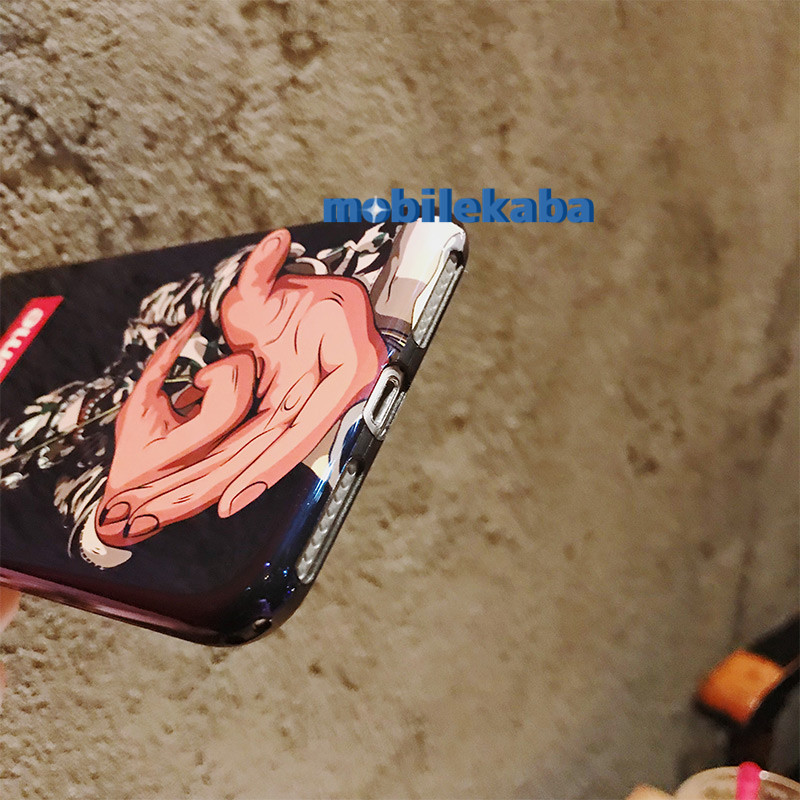 Instagram人気おしゃれファッションiPhoneケース Supremeコラボ個性ストリート系アイフォンx携帯カバーiphone7plus/8plusスマホケース