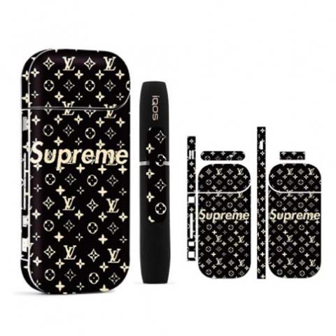 iQOS専用 アイコス 全面対応 シール 純正Supremeアイコス スキンシール ステッカー デコ フルセット シュプリーム 電子タバコ デザイン 