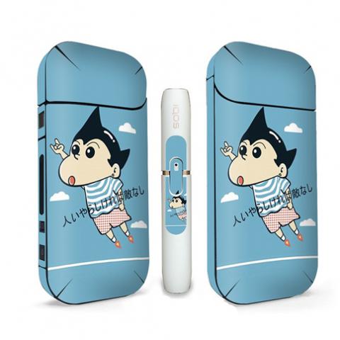 かっこいい アニメ iQOS アイコス シール ケース 人いやらしければ敵なし 電子タバコ アイコスシール iQOSシール 全面 アイコス専用