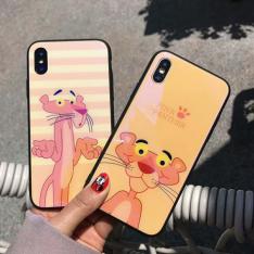 Pink Panther iPhoneX plus/9/8PLUS/8 ケース アニメ 3D透明女の子 iPhone 6s 携帯保護カバー面白い ケース