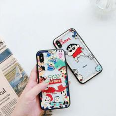 可愛らしいクレヨンしんちゃんiPhoneX/8/7/6 Plusケース 個性派携帯電話の保護フィルム アイフォンケース