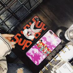 かわいいシュプリームSupreme バグバニー iphone6/6s/7/8/X Plus ケース 耐衝撃 おしゃれ