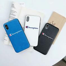 チャンピオン iPhone XR/Xs/Xs Maxケース 刺繍 レザーケース 簡潔 シンプル iPhoneX/8/8plusカバー 人気 耐衝撃 芸能人愛用