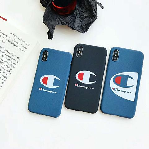 チャンピオン スクラップ加工 iPhone XR/XS/XS Maxケース ジャケット型 ストリート Champion iPhone8/8plusカバー アイフォンテンケース 若者向け カップルケース