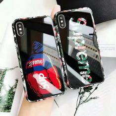 SUPREME iPhoneXRケース 鏡面 高級 おしゃれ ‬iPhoneXS/XS Maxケース ストリート シュプリーム 光沢感 綺麗な枠 カジュアル 男女兼用 X/8/7/6ケース 人気
