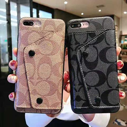 コーチ iPhoneXR/XS/XS Maxケース レザー COACH カード収納 ビジネス風 セレブ風 ブランド iPhoneX/8/7ケース オトナ風 社会人向け 上品